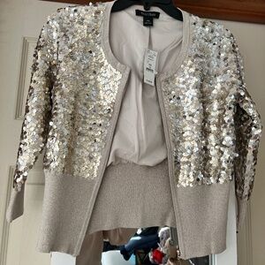 NWT White House Black Market cropped cardigan